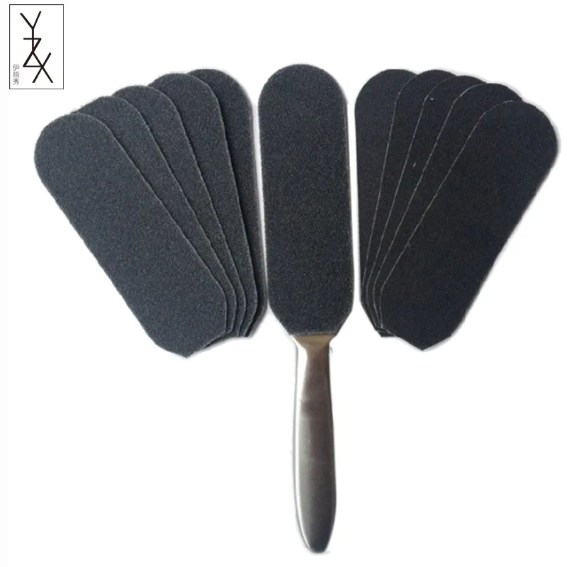 YZX ручка из нержавеющей стали двухсторонний Рашпиль для ухода за ногами набор