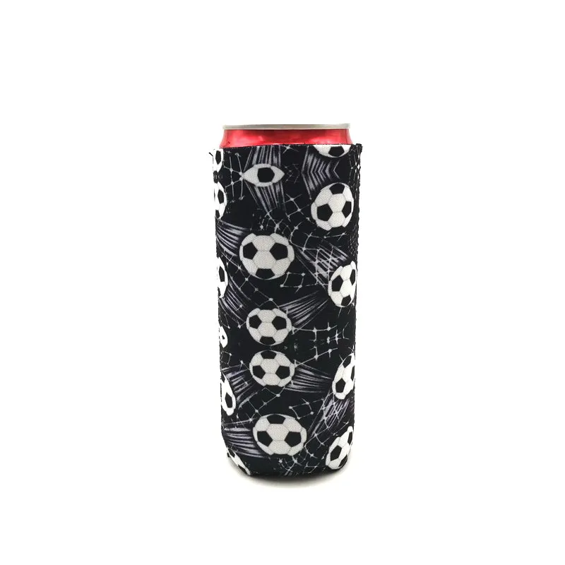 6 шт. неопреновый тонкий охладитель, изоляторы, тонкий Can koozie Для 12 унций, энергетический напиток, пивные банки RedBull Michelob, ультра шипами, Seltzer