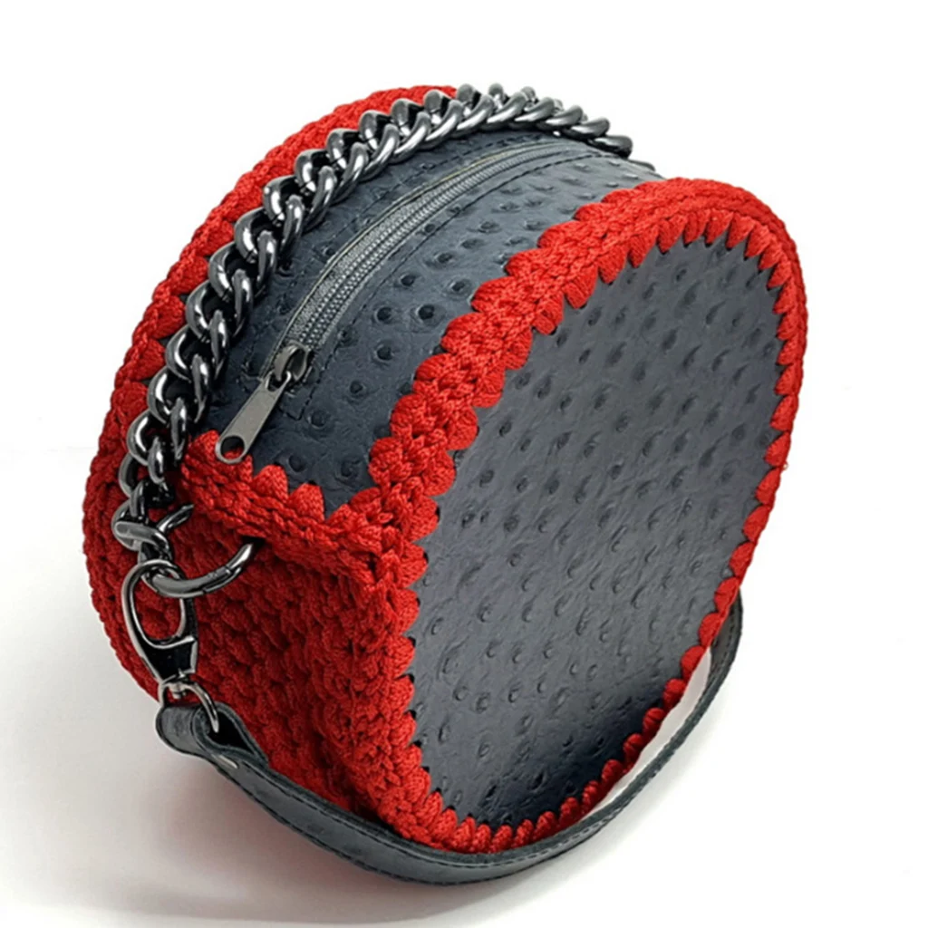 Сумка для вязания крючком из искусственной кожи | Багаж и сумки