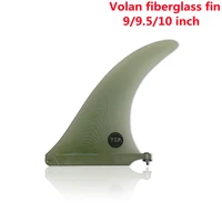 sup board longboard fins volan fiberglass fin 910 length surf fin green color fin surfboard single fin 910 length