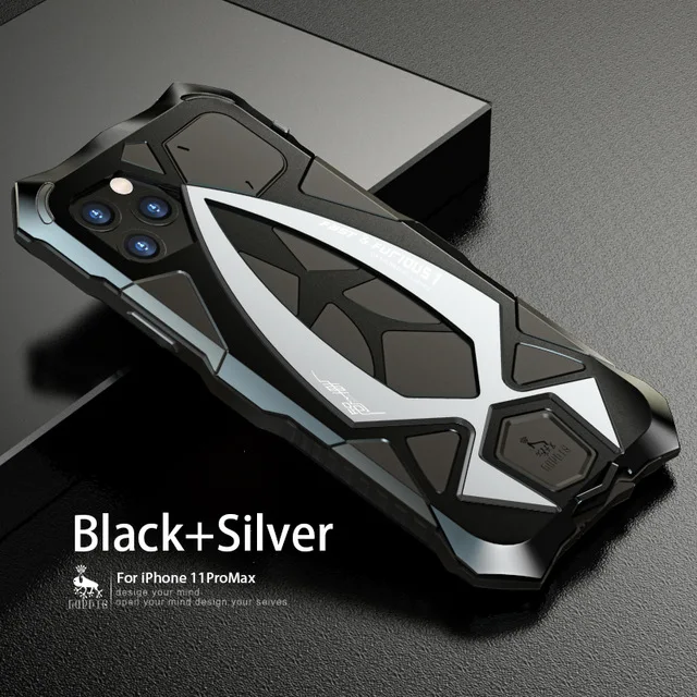 Для iPhone 11 чехол противоударный спортивный автомобиль металлический алюминиевый