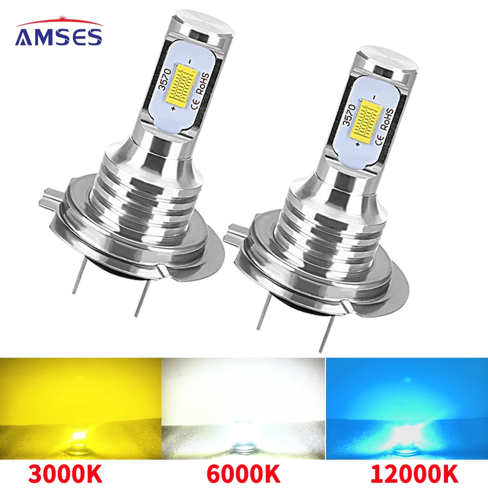 2 шт. CSP H7 H4 светодиодный лампы мини H1 H11 H8 HB4 HB3 9005 9006 туман светильник 3000 К 6000 12000 к Ice