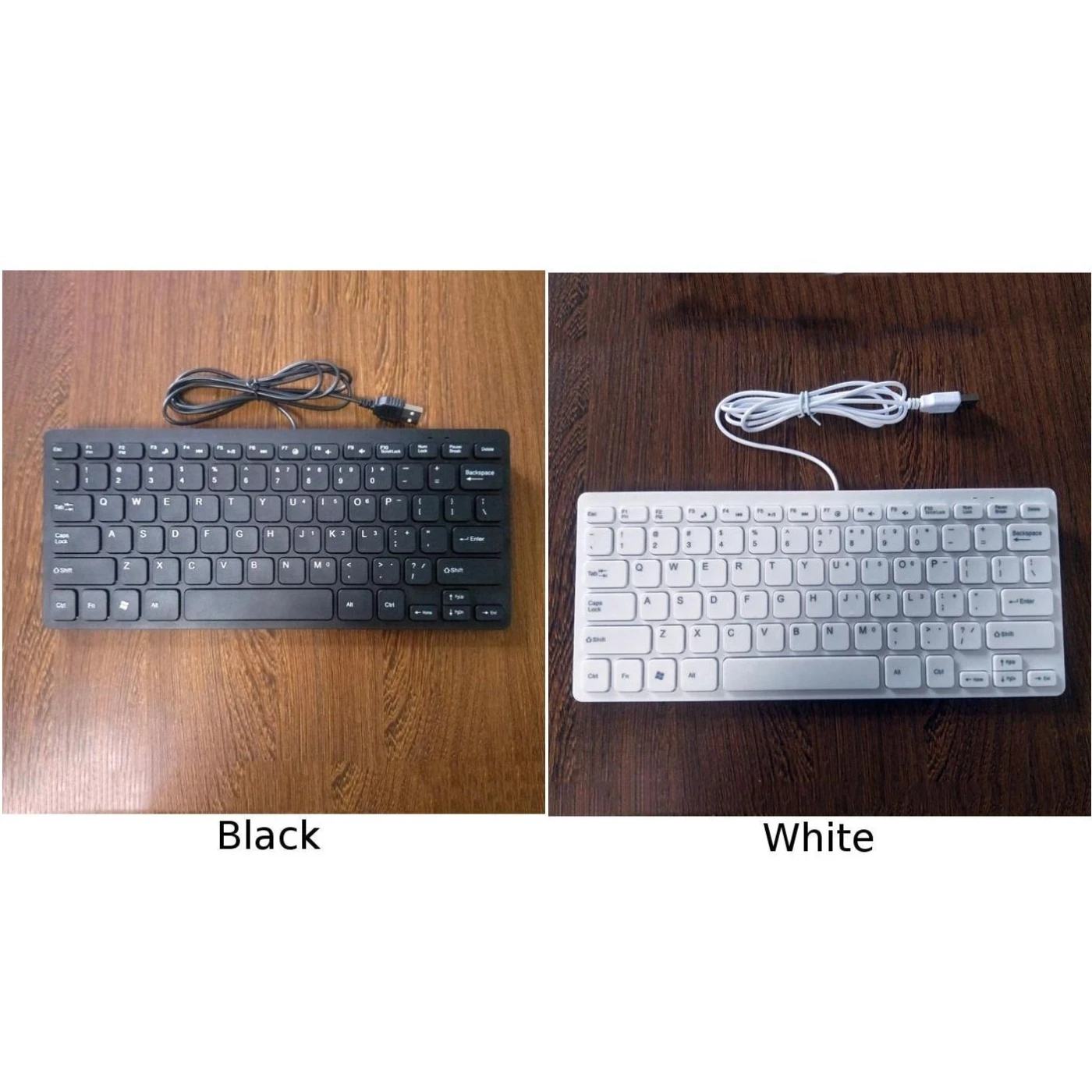 1 шт. 2,0 Мини клавиатура Проводная QWERTY ультра тонкая клавиатура для компьютера ПК оборудования