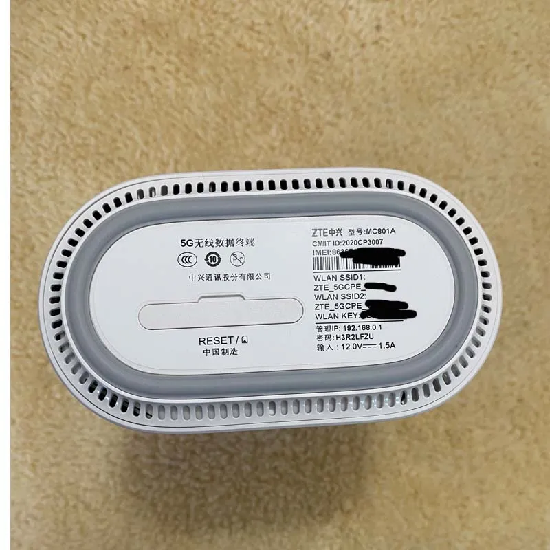 Новый ZTE MC801A CPE 5G Wi-Fi маршрутизатор 6 SDX55 НСА + SA N78/79/41/1/28 802.11AX модем 4g/5g сим-карта |