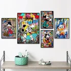 Алмазная живопись 5D Улица Диснея, постеры и штампы для вышивки крестиком с изображением Микки и Минни и Дональда Дак, ручная работа