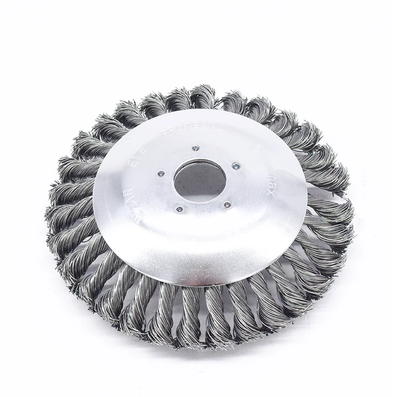 

PRACMANU 6 Inch 8 inch Grass Trimmer Head Steel Wire Trimming Head Rusting Brush Cutter Mower Wire Weeding Head for Lawn Mower