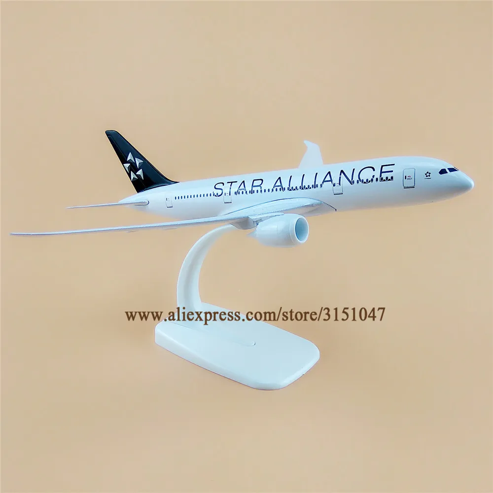 20cm AIR STAR ALLIANCE Airlines Boeing 787 B787 Airways Airplane Model Alloy Metal Plane Diecast Aircraft | Игрушки и хобби