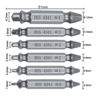 6 шт поврежденный винт сверло для извлечения комплект раздели сломанной болт Скорость экстрактор легко жидкость для снятия Электрический инструмент Запчасти