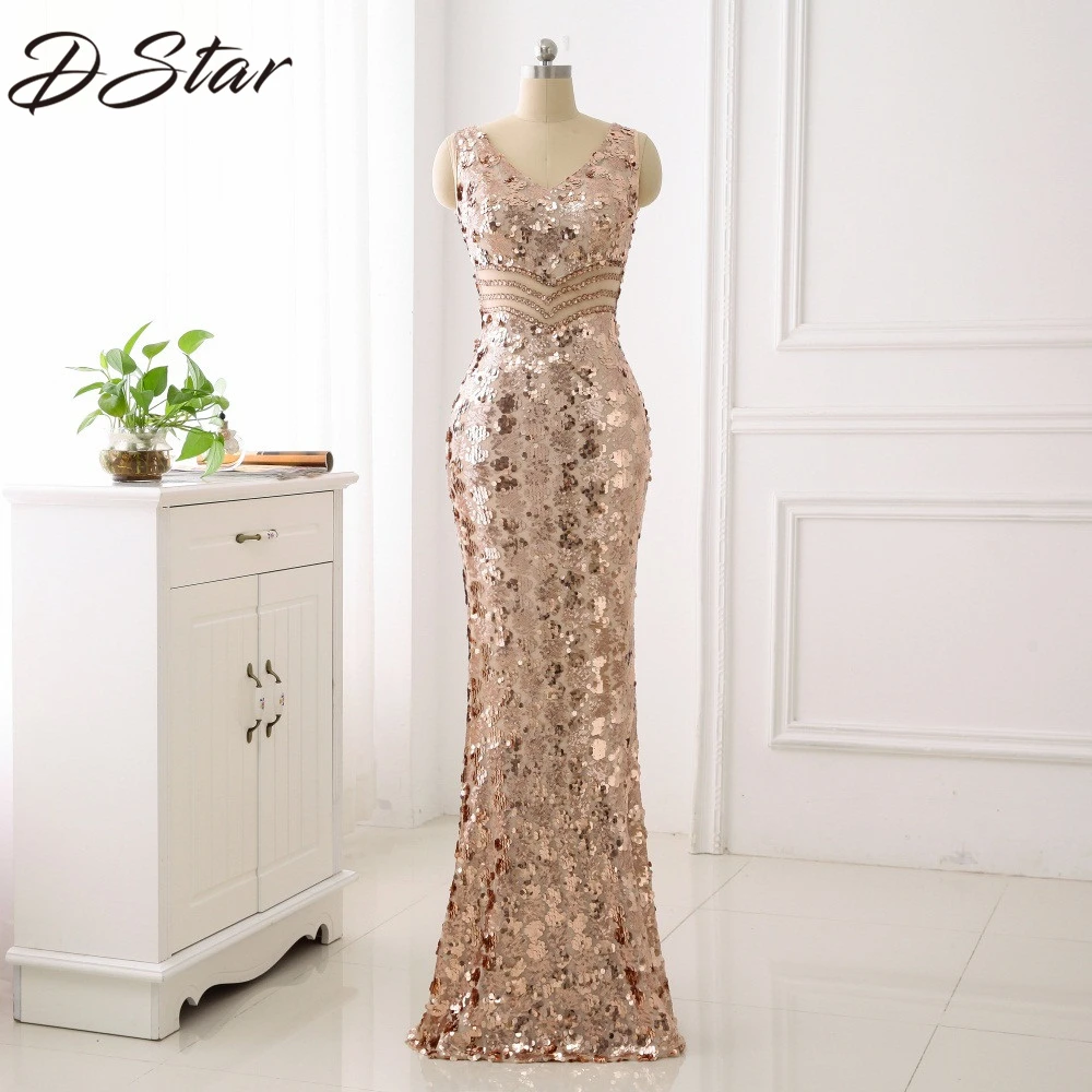 Новинка женское платье с блестками vestido de festa сексуальное макси вечернее