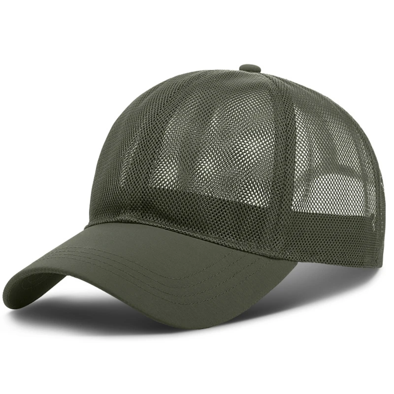 

Summer hat Full Mesh sunhat Baseball Cap Men Women Hollow Out Breathable hats Quick Dry Cooling Sunscreen Outdoor Peaked Hat New