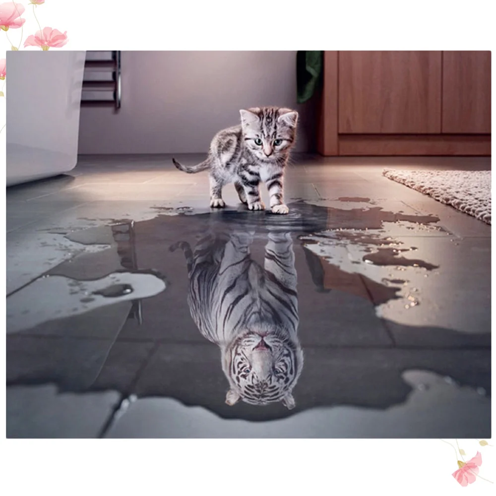 

1 Set/1000pcs Jigsaw Puzzle Toy Pressure Reduction Toy 2D Flat Intelligence Puzzle Toy for Adult Playing (Cat Pattern)