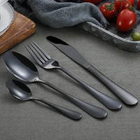 4pcs tableware variety set dinnerware kit fork knife 5ps stainless steel silverware flatware dishwasher safe home tableware set