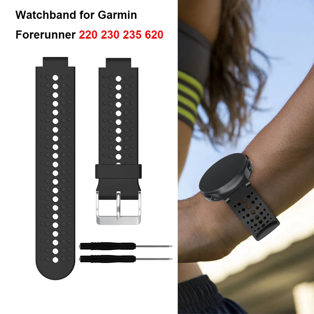 Для Garmin Forerunner 235 Band Силиконовый ремешок для часов браслет наручных