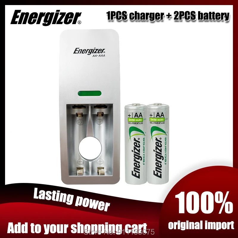 Energizer оригинальный 1 2 V AA 2450 мАч металл гидридных или никель Перезаряжаемые