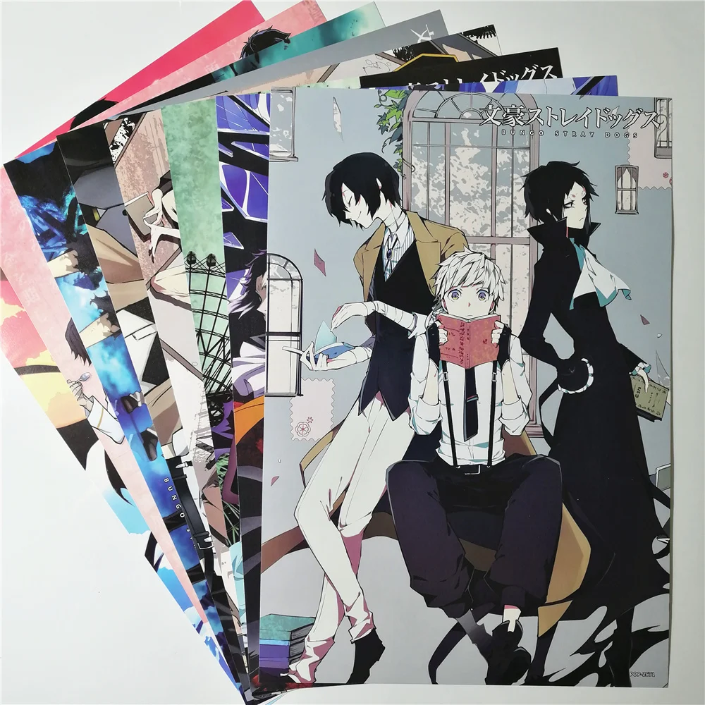 

8*(42x29cm) Bungo Stray Dogs Anime poster gift