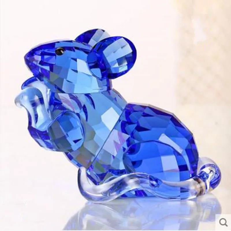 2020 хрустальные украшения в виде мыши безделушки со знаками Зодиака Креативные