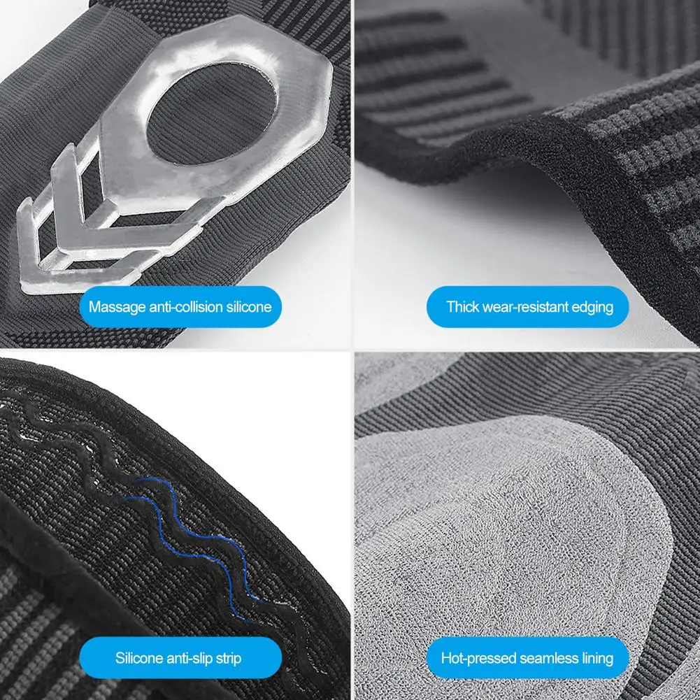 Дышащий наколенник для упражнений протектор поддержка фитнеса силиконовое