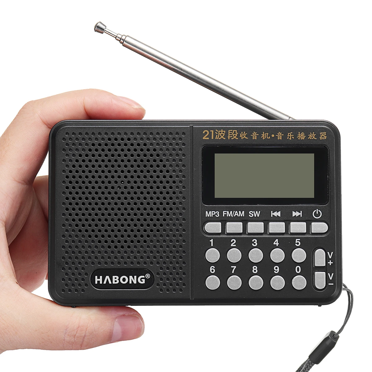 Портативные карманы радио личные ручные Полные диапазоны AM FM SW цифровые MP3 TF U