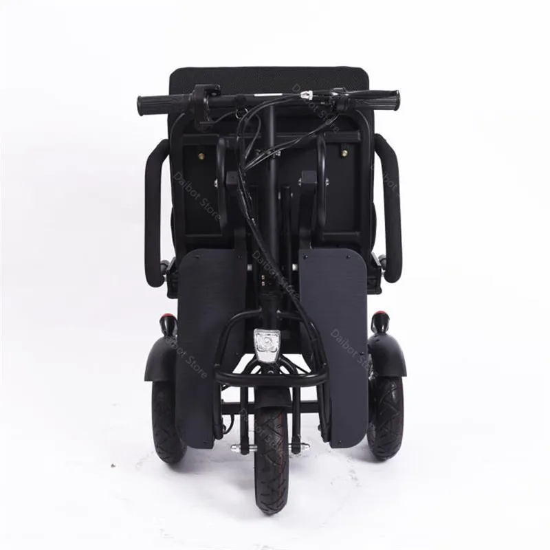 10-дюймовый электрический трехколесный самокат трехколесные электрические