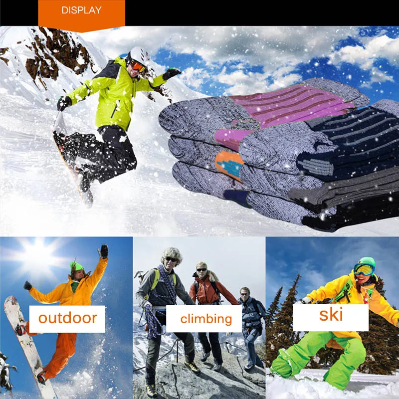 Лидер продаж осенние и зимние толстые Профессиональный для катания на лыжах