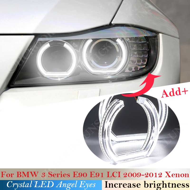 Для BMW 3 серии E91 E90 LCI 2009 ~ 2012 DTM Стиль с украшением в виде кристаллов светодиодный