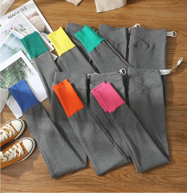 

Casual Leggings For Pregnant Women Elastic High Waist Stripes Pants Pregnancy Sports Clothes Maternity Fitness Trousers Skinny