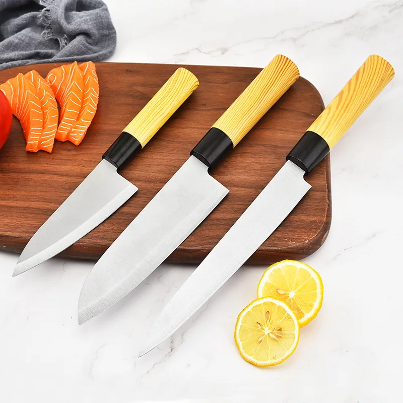 

Household Multifunctional Three-piece Fish Knife Fruit Knife Stainless Steel Salmon Knife Kitchen Accessories