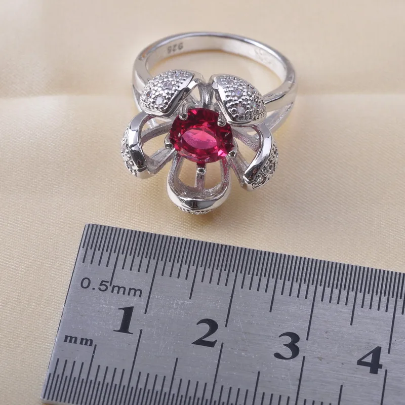 Женские наборы свадебных украшений Серебряное ювелирное изделие браслет серьги