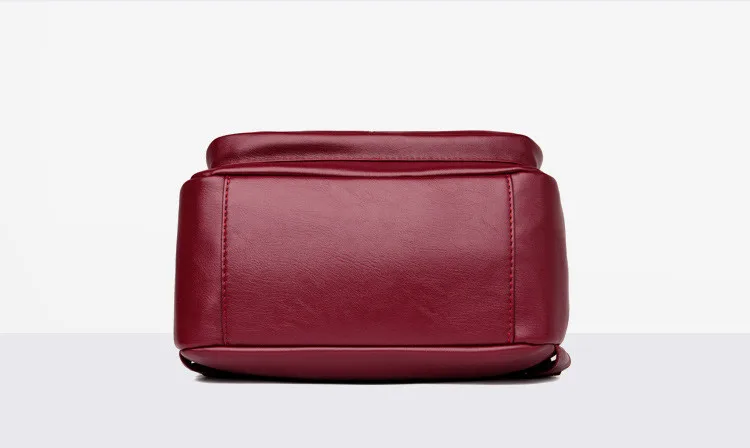 Brand New Laptop Backpack Women Leather Luxury Backpack Mochilas Feminina Ladies Fashion Backpack Satchel School Bag Pu