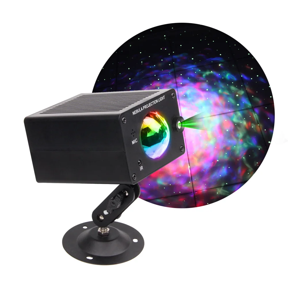 

LED Galaxy Stage Effect Lighting Strobe Laser Projector Night Disco Ball Christmas Party Lamp for DJ Party Dropshipping