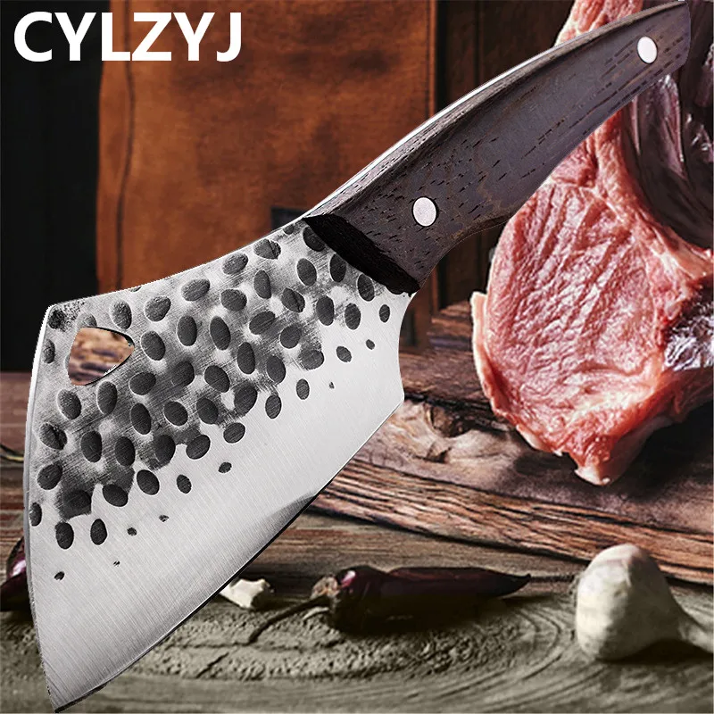 Кованый нож для убоя рыбы кухонный мини-нож из нержавеющей стали острый бытовой