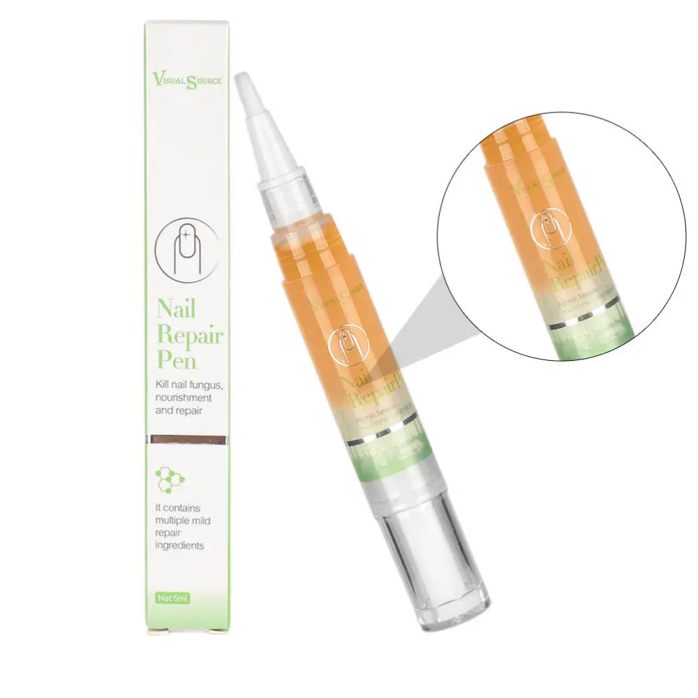 

2Pcs 5ml Nail Repair Pen Natural Nail Treatment Maximum Strength Nail Solution