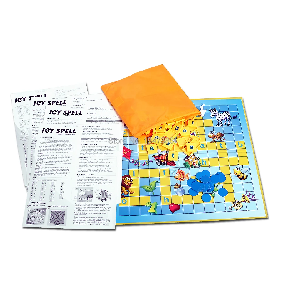 Детская настольная игра 2 уровня Детские слова для путешествий двусторонняя