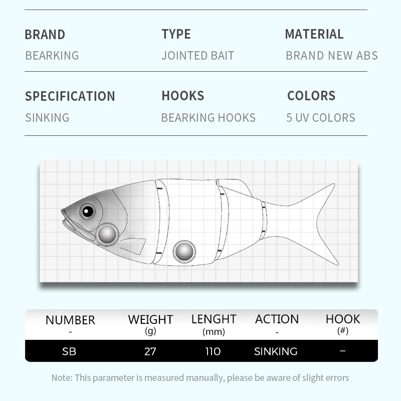 Bearking горячие хорошие рыболовные приманки minnow твердые качественные