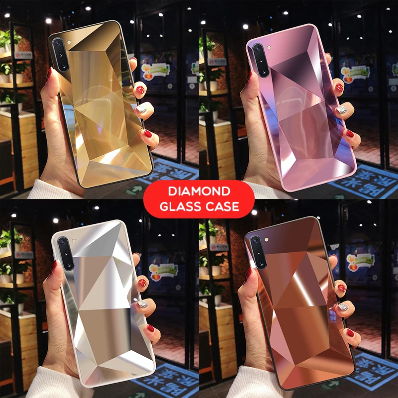 Для samsung чехол A10 A20 A30 A40 A50 A60 A70 зеркало 3D Алмазный чехол для samsung Galaxy S10 S10e S9 S8 плюс S7 Note 9 8 10 Чехол