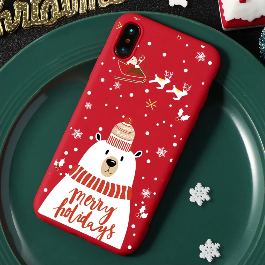 Kho-sd1bjx Роскошный силиконовый чехол для iPhone 11 Pro XS Max X XR из ТПУ с изображением рождественской елки чехол для iPhone 7 8 6 6S Plus 5 5S SE - Цвет: Kho-sd1bjx