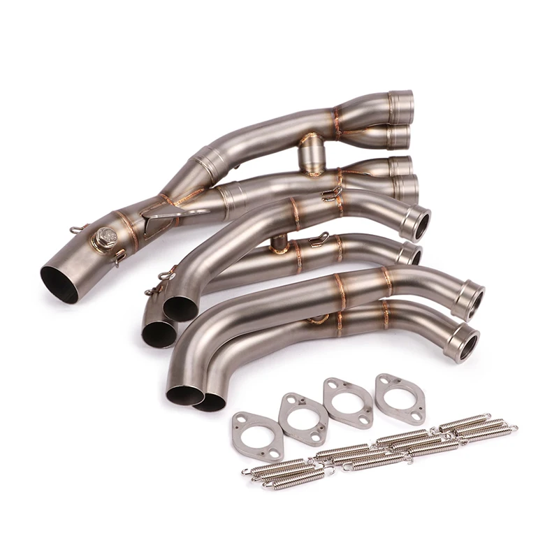 

Motorcycle Exhaust Full System Escape Modified Front Link Pipe For Yamaha YZF-R6 r6 2006-2016 DB Killer sc project Exhaust 60MM