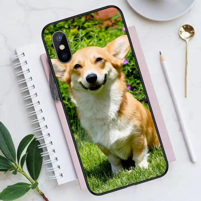 

Corgi cute dog lovely animal Phone Case for iPhone 11 12 pro XS MAX 8 7 6 6S Plus X 5S SE 2020 XR Luxury brand shell funda coque
