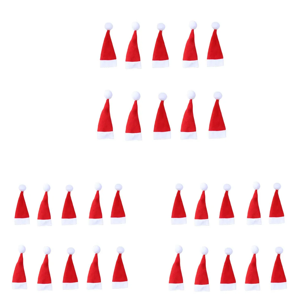 Новый год 2020 Рождественская шляпа посуда нож вилка коврик рождественские