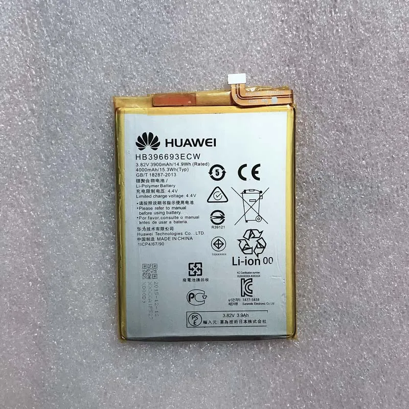 3900 мАч батарея для huawei Коврики 8 NXT AL10 TL00 CL00 DL00 HB396693ECW|Аккумуляторы мобильных