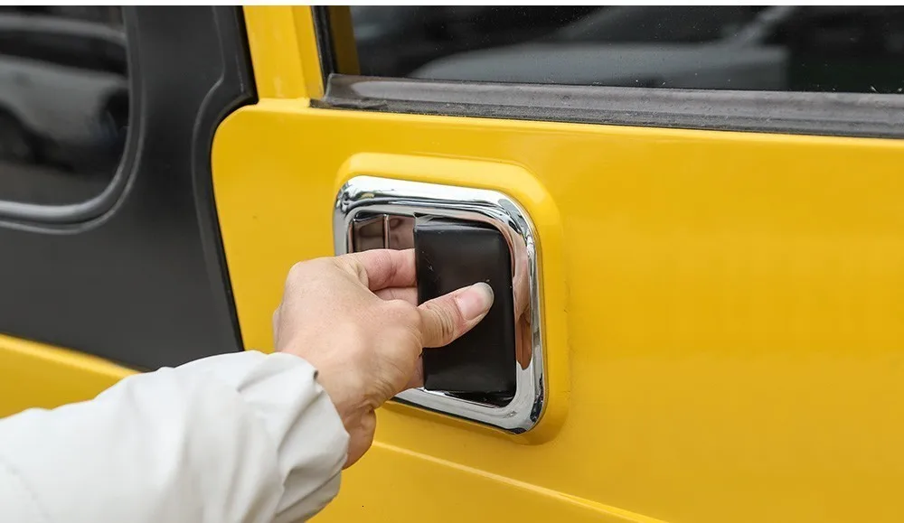 MOPAI автомобильные наклейки для Jeep Wrangler 1997-2006 ABS Автомобильная дверная ручка, декоративная накладка для Jeep Wrangler TJ аксессуары