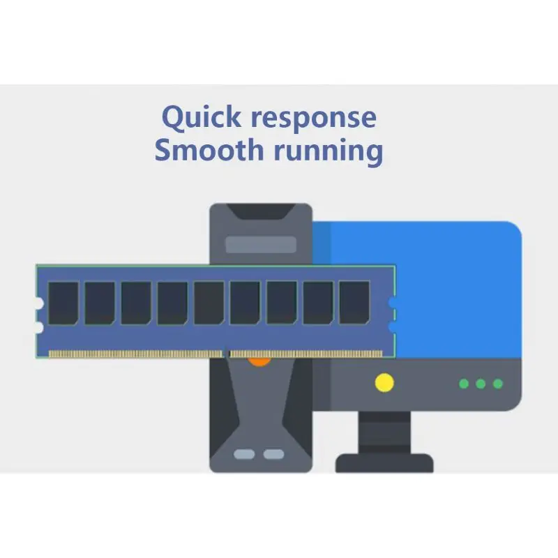 Оперативная память для ПК Vaseky черная прочная оперативная 8 ГБ настольного