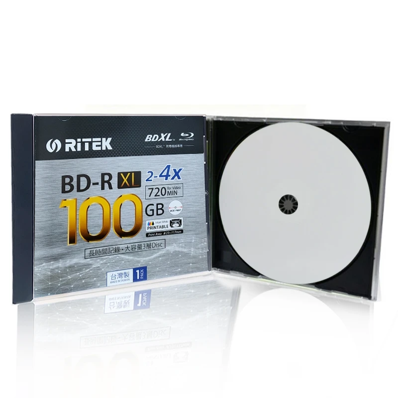 Blue Ray Disc BD-R XL 100GB Triple Layer Bluray BDXL DVD BDR 100g  4X 1pc