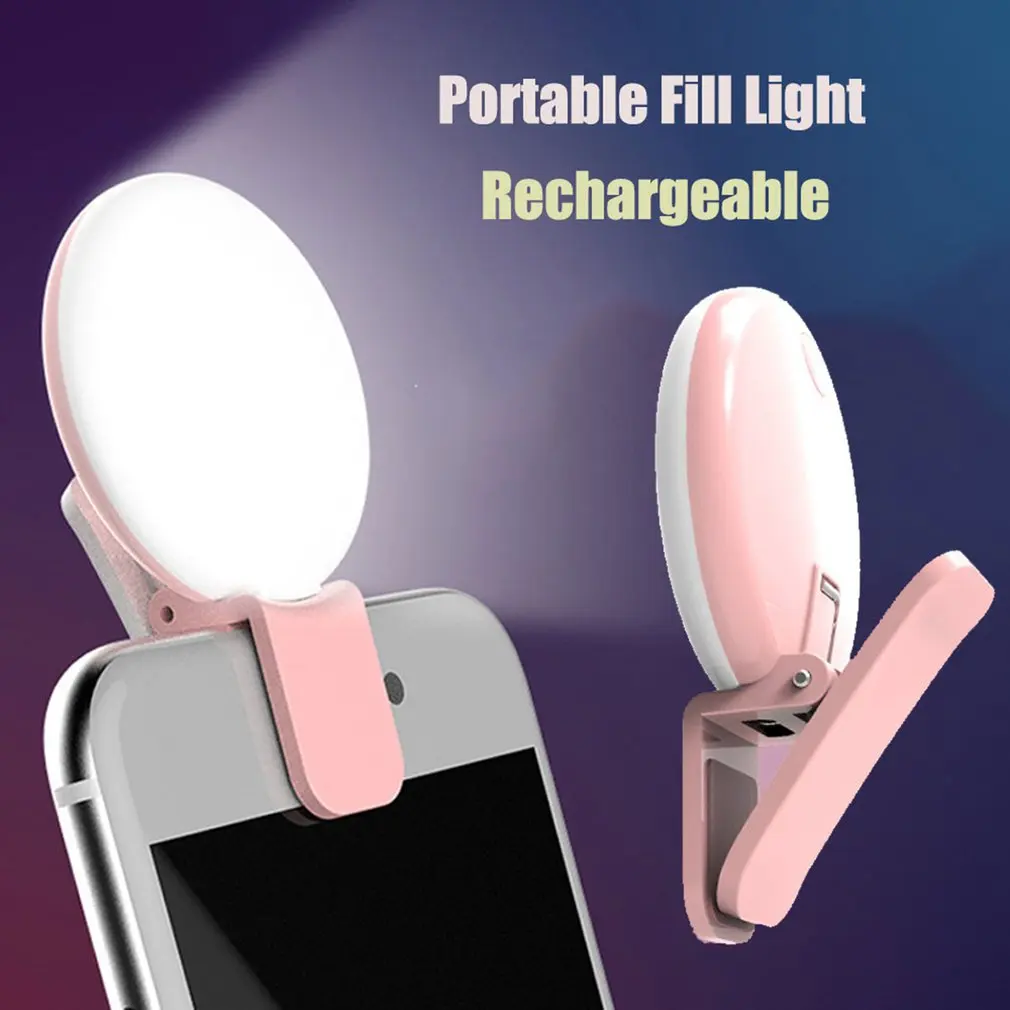 

Universal Selfie LED Ring Flash Light Portable Mobile Phone Beauty Lighting Night Darkness Selfie for Cell Phone Camera
