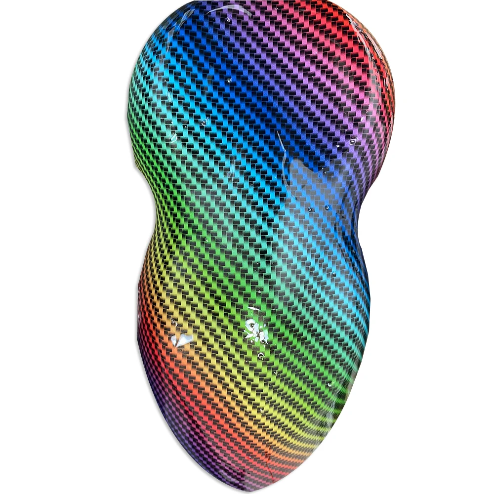 

Бесплатная доставка 0.5mX 2 м/10 М Радуга углеродное волокно TSCK9601-1 гидрографика гидрографическая пленка для автомобиля