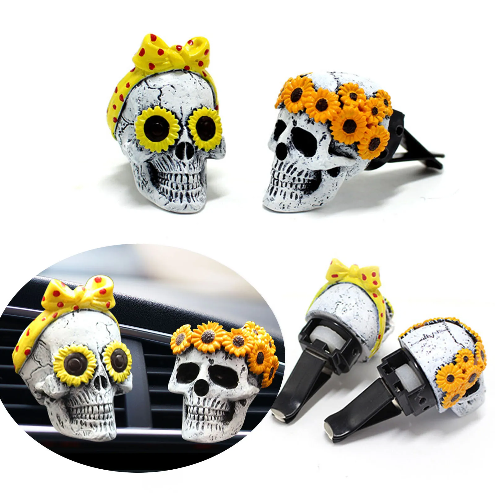 Новинка пятна на выходе воздуха автомобиля голова призрака ароматерапия из двух