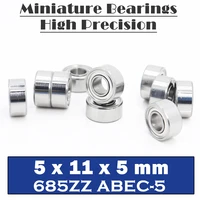 685zz bearing abec 5 10 pcs 5115 mm miniature 685 zz ball bearings 6185zz emq z3v3 quality