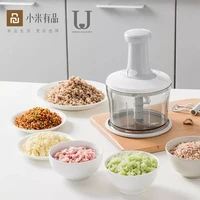 youpin kitchen meat grinder convenience manual food mincer press type vegetable mixer fruit blender chop herbs gourmet tools