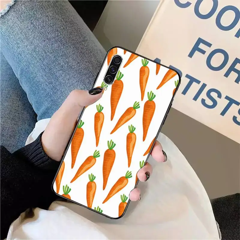 

Carrot food cute cartoon vegetable Phone Case For Samsung galaxy S 9 10 20 A 10 21 30 31 40 50 51 71 s note 20 j 4 2018 plus