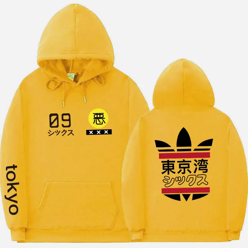 

Fashion japanese streetwear Tokyo Bay Hoodie Sweatshirt Multiple Colour Men Women Harajuku Hoodies Pullover sudadera hombre